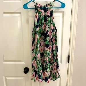 Women’s Halter Shift Dress (Knee Length)